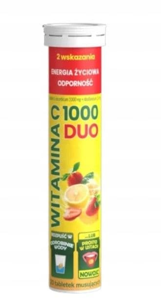 UNIPHAR Vitamin C 1000 DUO 20 brustabletter