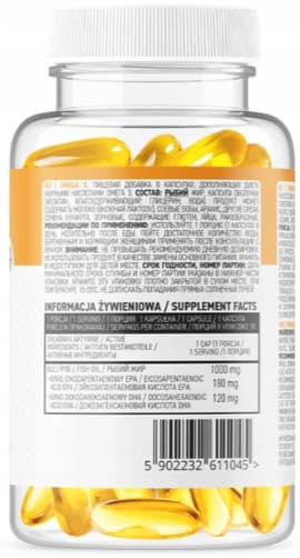 OstroVit Omega 3 fettsyror FRAN 90 kapslar.
