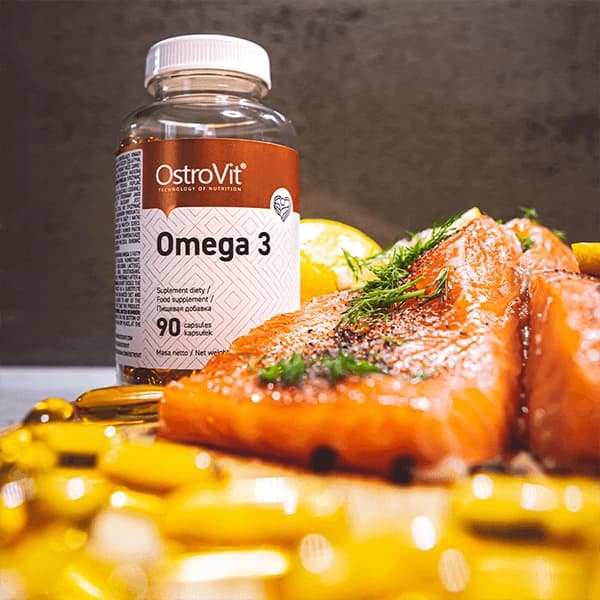 OstroVit Omega 3 fettsyror FRAN 90 kapslar.