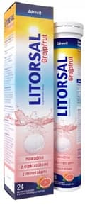Miniatyrbild 1 av 3: ZDROVIT LITORSAL GRAPEFRUKTelektrolyter 24 tabletter.