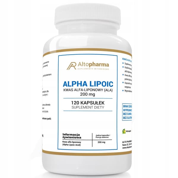 Altopharma Alpha Lipoic alfaliponsyra 120 kapslar