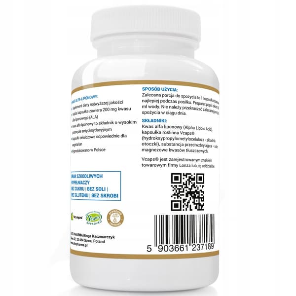 Altopharma Alpha Lipoic alfaliponsyra 120 kapslar