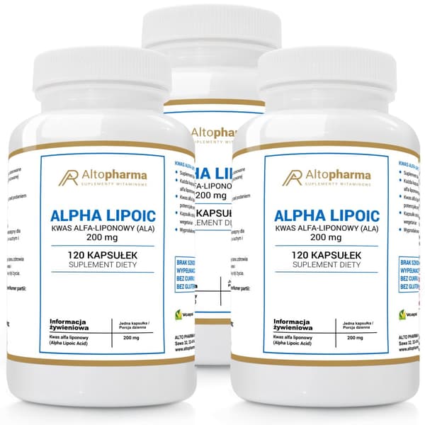 Altopharma Alpha Lipoic alfaliponsyra 120 kapslar
