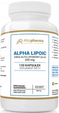 Miniatyrbild 1 av 5: Altopharma Alpha Lipoic alfaliponsyra 120 kapslar