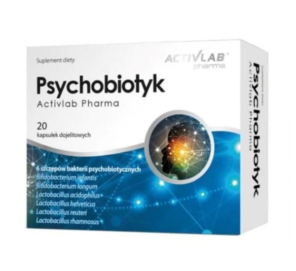 ACTIVLAB PSYCHOBIOTIC 20k PROBIOTIKA GOTT HUMÖR