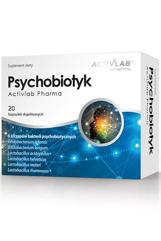 ACTIVLAB PSYCHOBIOTIC 20k PROBIOTIKA GOTT HUMÖR