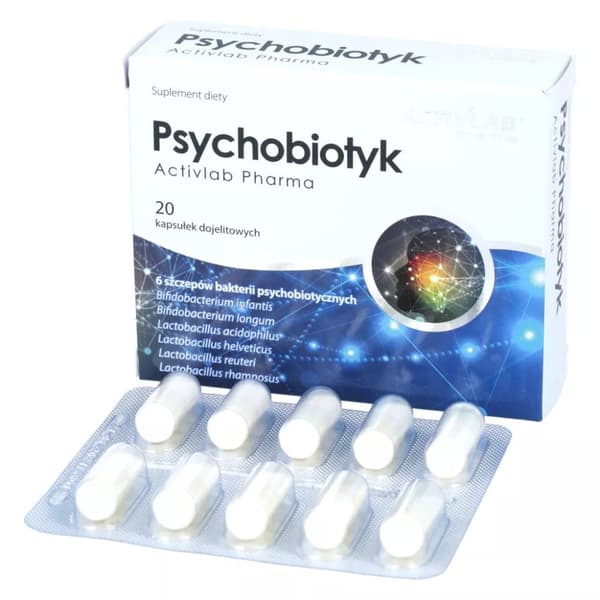 ACTIVLAB PSYCHOBIOTIC 20k PROBIOTIKA GOTT HUMÖR