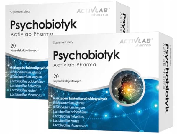 ACTIVLAB PSYCHOBIOTIC 20k PROBIOTIKA GOTT HUMÖR