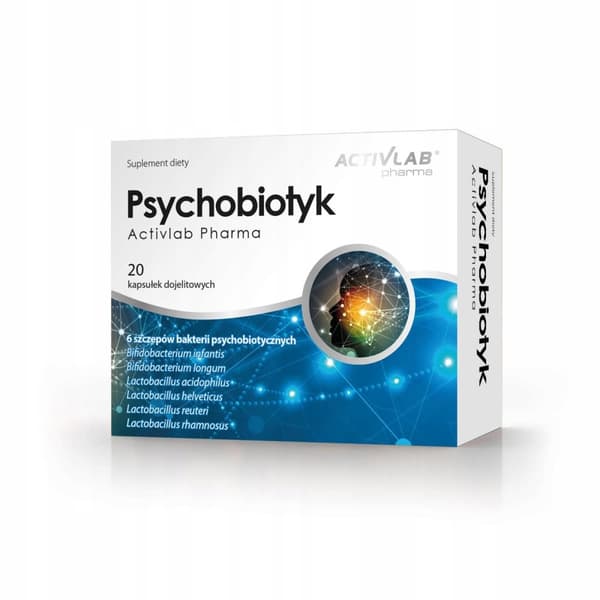 ACTIVLAB PSYCHOBIOTIC 20k PROBIOTIKA GOTT HUMÖR