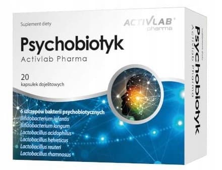 ACTIVLAB PSYCHOBIOTIC 20k PROBIOTIKA GOTT HUMÖR