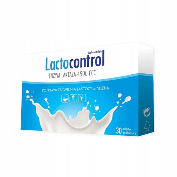 Lactocontrol laktosintolerans LACTASE 30 tabletter.
