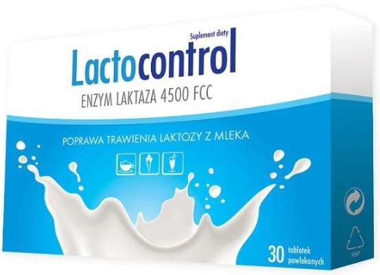Lactocontrol laktosintolerans LACTASE 30 tabletter.