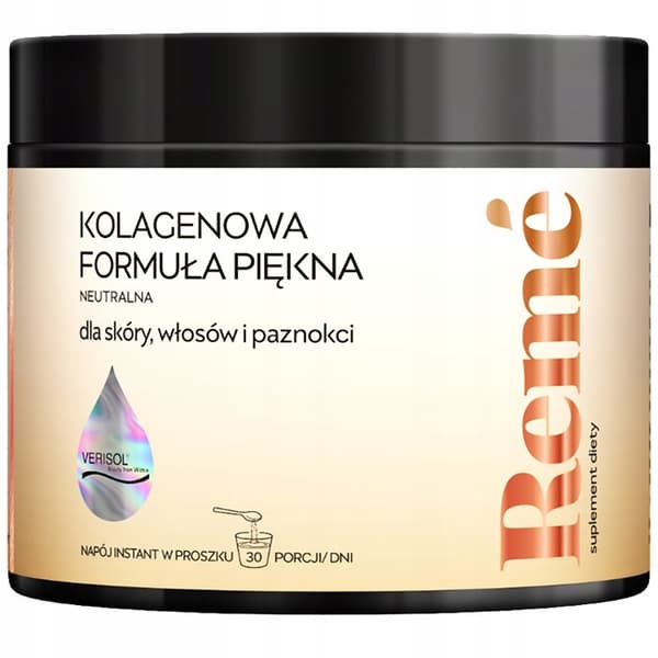 REME Kollagendrickspulver Skönhetsformula Neutral Smak 30 Portioner