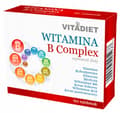 Miniatyrbild 1 av 3: B-VITAMINKOMPLEX vitaminkomplex Vitadiet 60 tabletter