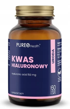 HYALURONSYRA hud Pureo Health 60 kapslar.