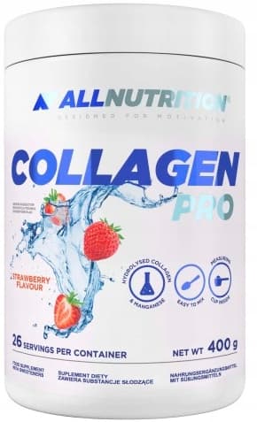 SFD ALLNUTRITION Kollagen PRO jordgubb 400 g