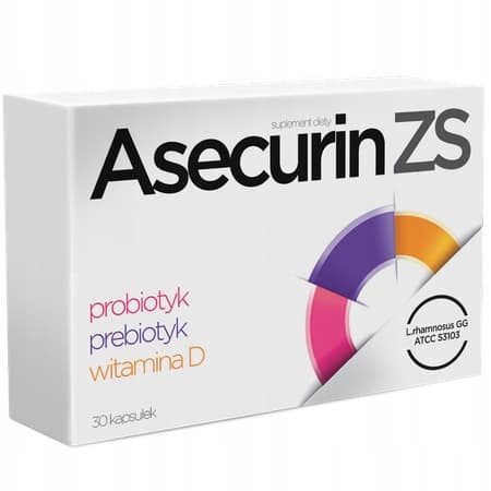 Asecurin ZS probiotiska vitamin D immunitet 30 kapslar