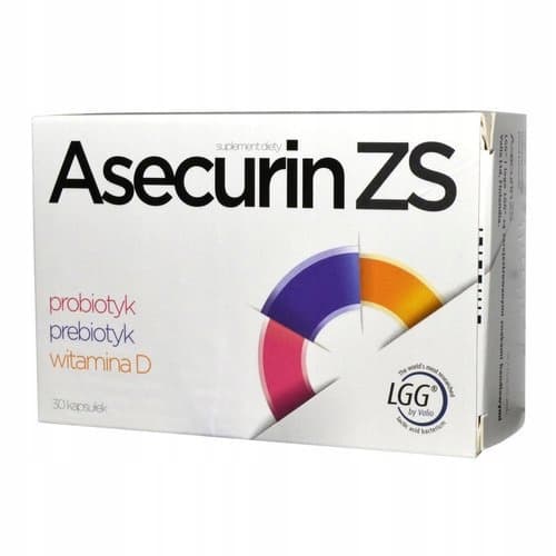 Asecurin ZS probiotiska vitamin D immunitet 30 kapslar