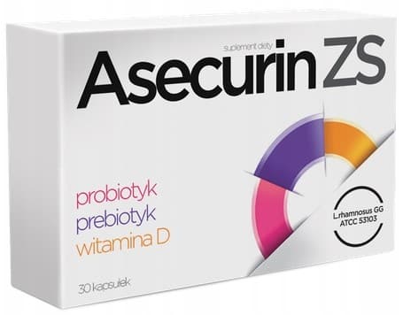Asecurin ZS probiotiska vitamin D immunitet 30 kapslar