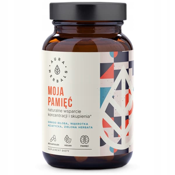 Min hukommelseskoncentration AURA HERBALS 60 kapsler.