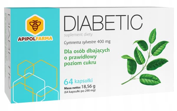 DIABETISK Gymnema Silvestris Farmina 64 kapslar.