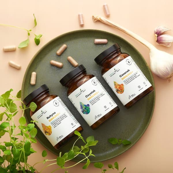 Vitlök Immuno+ immunitet AURA HERBALS 60 kapslar.