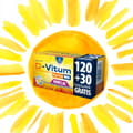 Miniatyrbillede 4 af 7: D-Vitum Forte Max 4000 D-vitamin 150 kapsler.