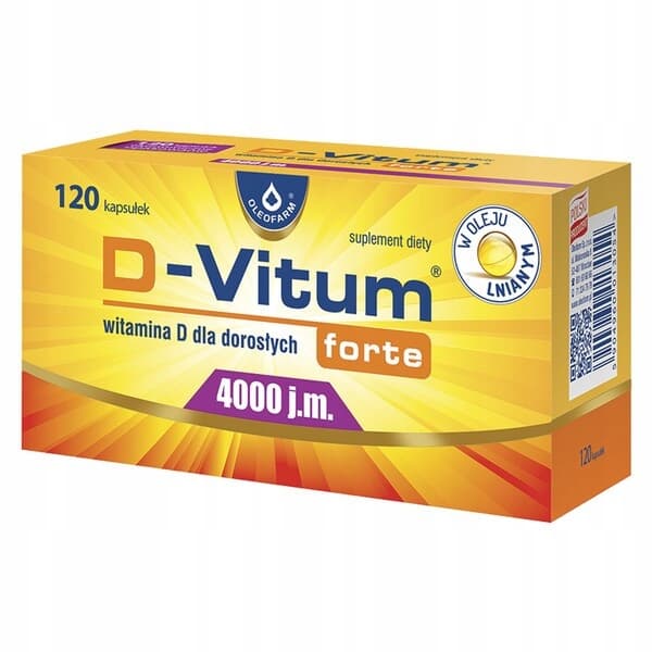 D-Vitum Forte Max 4000 D-vitamin 150 kapsler.