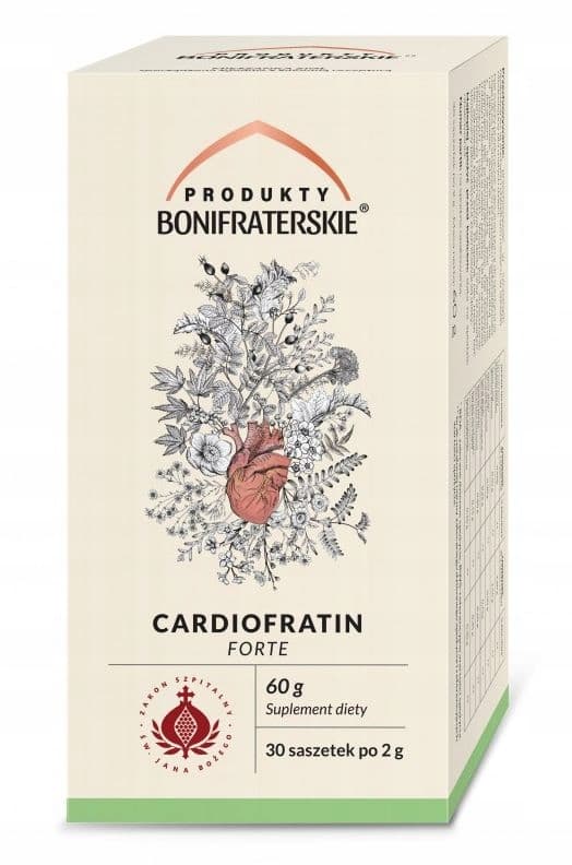 Cardiofratin Forte örter för blodcirkulationen och hjärtat 60 g