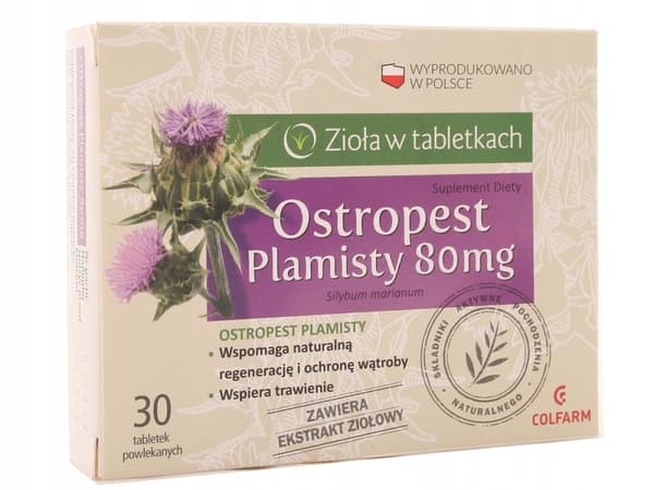 MARIATISTEL 80 mg lever Colfarm 30 tabletter.