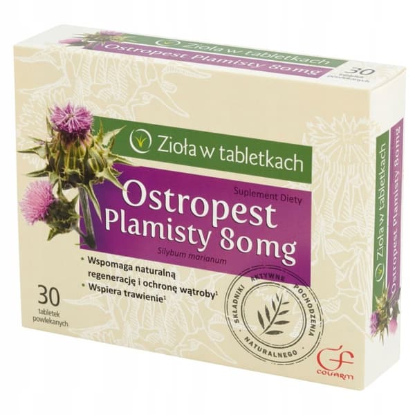 MARIATISTEL 80 mg lever Colfarm 30 tabletter.