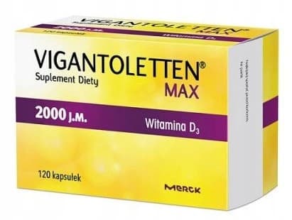 Vigantoletten Max 2000 IE Vitamin D3 120 kapslar
