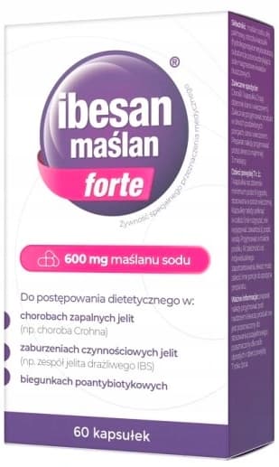IBESAN BUTTERFLY FORTE natriumsmörfett 60 kapslar.