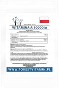 Miniatyrbild 2 av 5: Skogsvitamin Vitamin A 10000iu RETINOL ABSORBERBAR STARK 100 tabletter