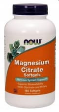 Miniatyrbild 3 av 10: NOW FOODS Magnesiumcitrat magnesiumcitrat 180 kapslar