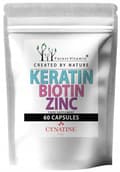 Miniatyrbild 1 av 11: Skogsvitaminkeratin 500 mg + biotin 2,5 mg + zink 15 mg 60 kapslar
