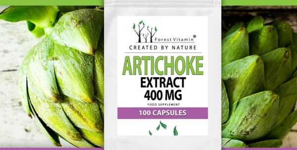 Skovvitamin Artiskok 400 mg lever fordøjelsessystem 100 kapsler