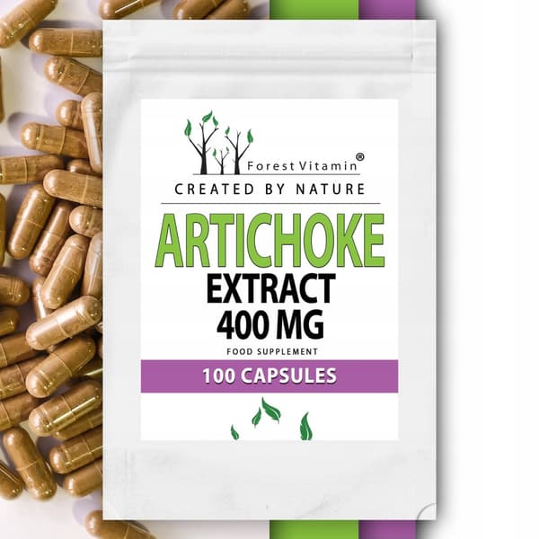 Skovvitamin Artiskok 400 mg lever fordøjelsessystem 100 kapsler