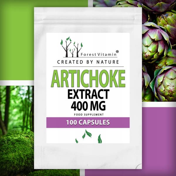 Skovvitamin Artiskok 400 mg lever fordøjelsessystem 100 kapsler