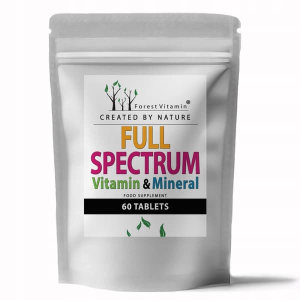 SKOGSVITAMIN & MINERAL FULLSPEKTRUM vitaminer mineraler 60 tabletter
