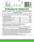 Miniatyrbild 9 av 9: Skogsvitamin Vitamin B-komplex Stark METYLERAD TILLGÄNGLIGHET 100 tabletter.