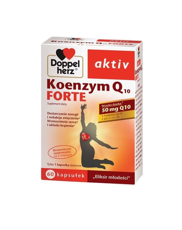 DOPPELHERZ AKTIV Coenzym Q10 Forte HEART CIRCULATION 60 kapslar