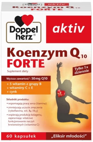 DOPPELHERZ AKTIV Coenzym Q10 Forte HEART CIRCULATION 60 kapslar