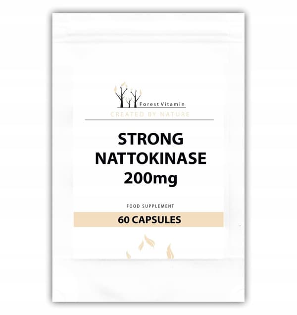 Forest Vitamin Strong Nattokinase 200mg Nattokinase 60 kapslar