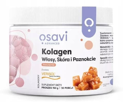 OSAVI KOLLAGEN Hår, Hud, Naglar salt karamellsmak 150 g
