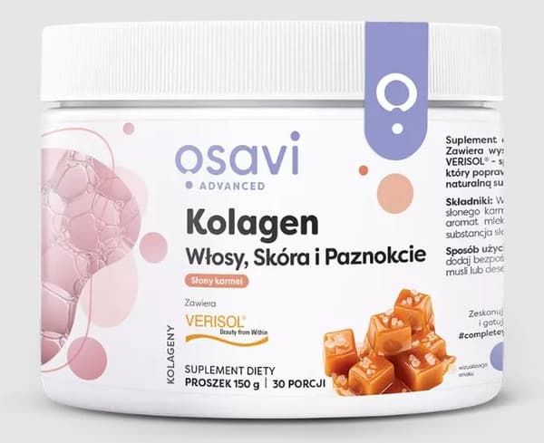 OSAVI KOLLAGEN Hår, Hud, Naglar salt karamellsmak 150 g