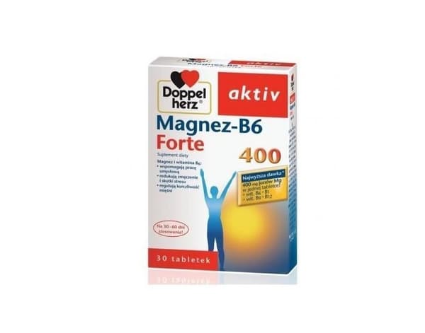 Doppelherz Aktiv Magnesium-B6 Forte 400 30 tabletter