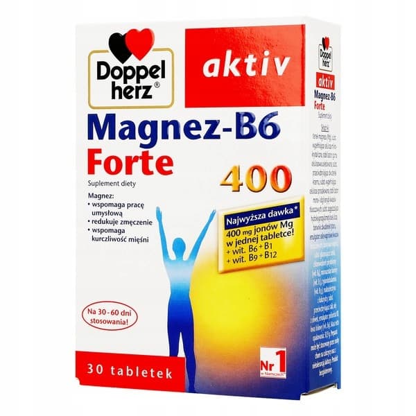 Doppelherz Aktiv Magnesium-B6 Forte 400 30 tabletter