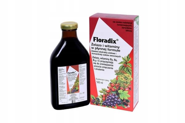 Floradix flydende jern- og vitamintonic 500 ml