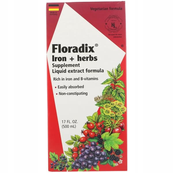 Floradix flydende jern- og vitamintonic 500 ml